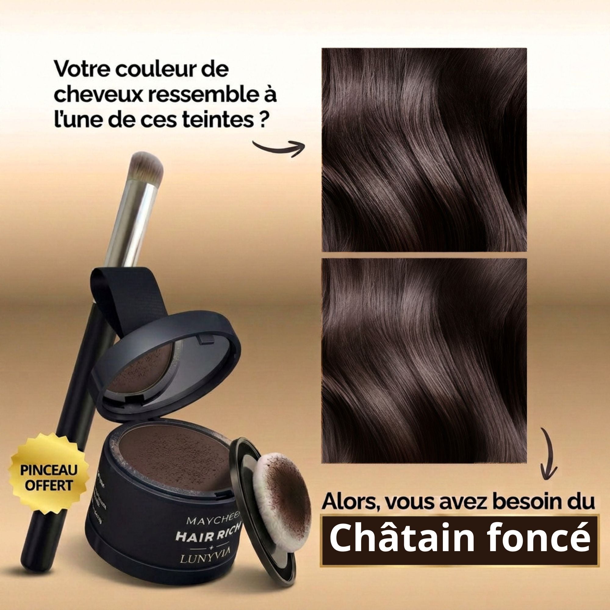 LUNYVIA Hair Rich Poudre Capillaire +1 Gratuit