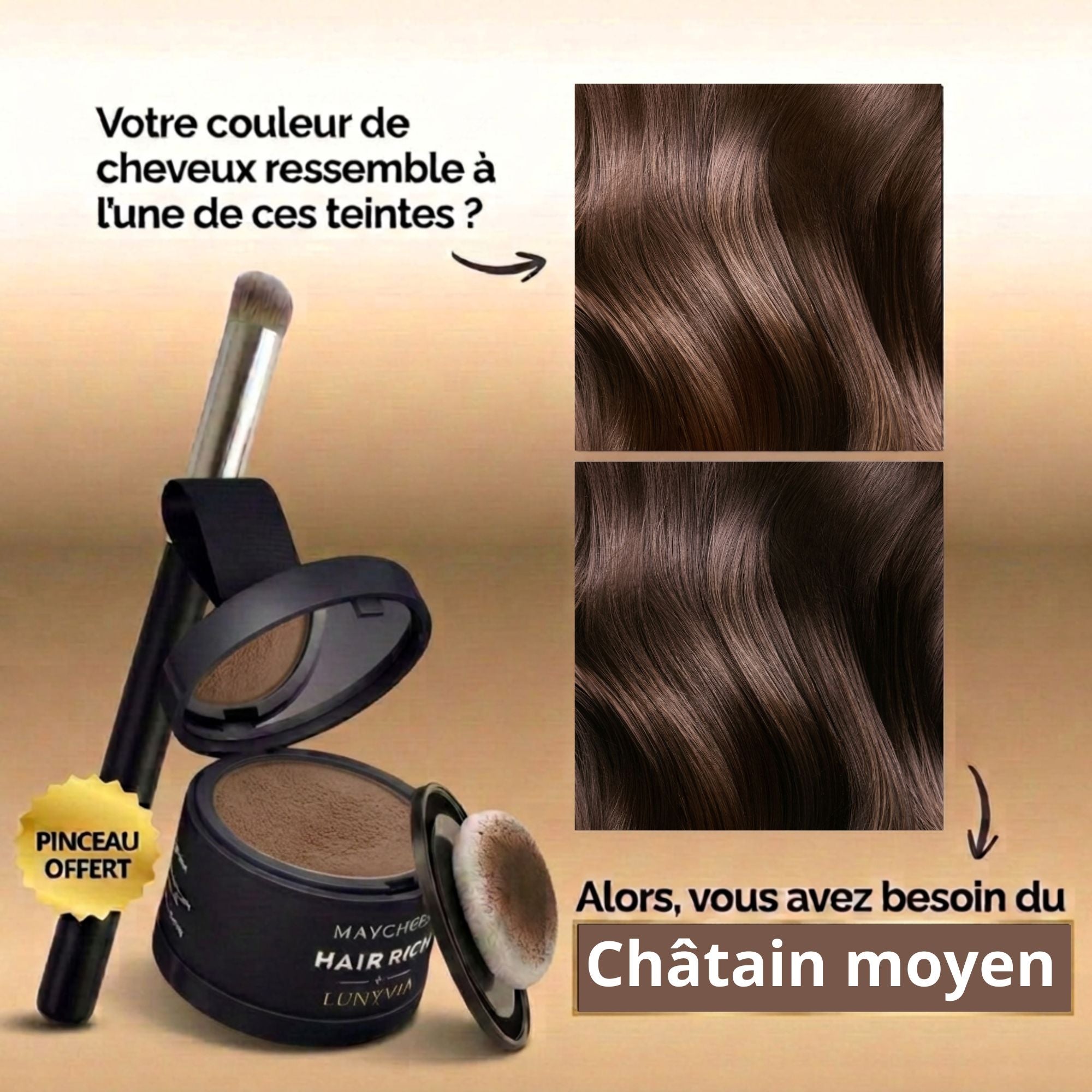 LUNYVIA Hair Rich Poudre Capillaire +1 Gratuit