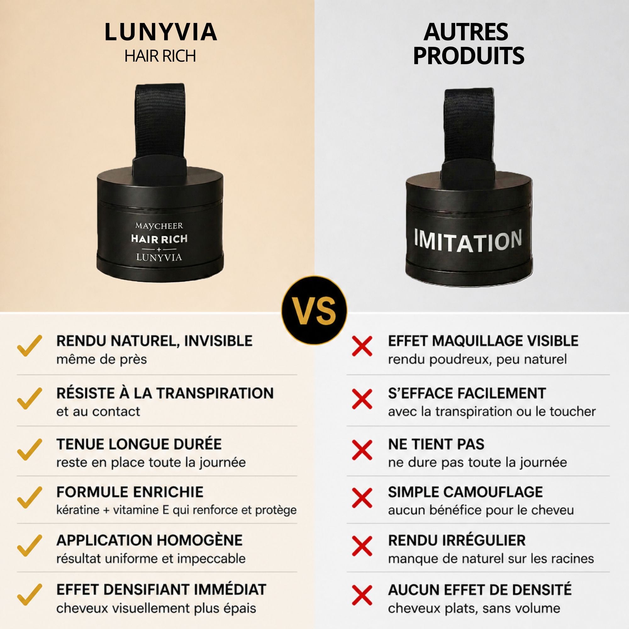 LUNYVIA™ Hair Rich Poudre Capillaire (Réduction)